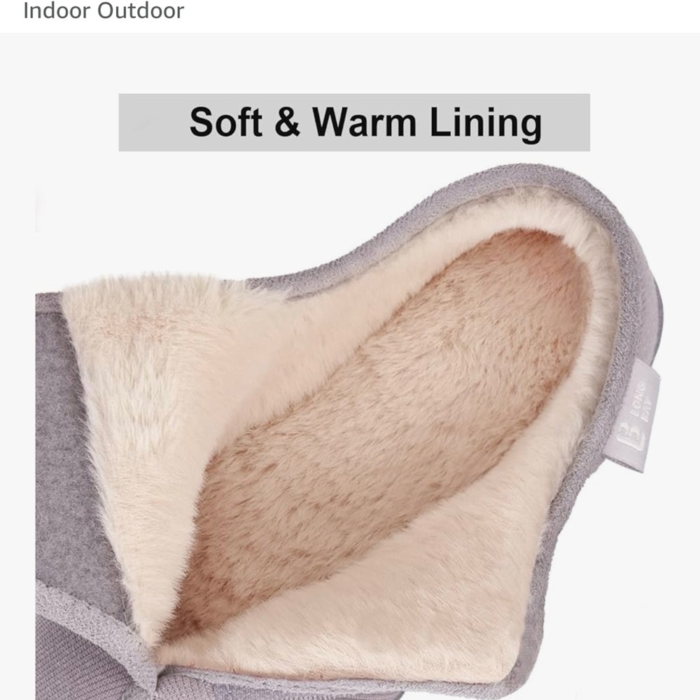 Women's Lightweight Comfort Slippers - Gray - Picture 5 of 5